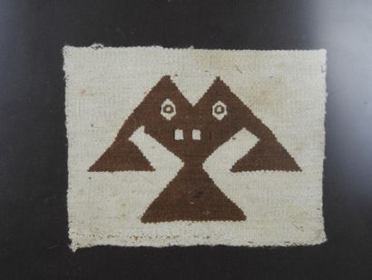 CHIMU, PERU: Framed with a fragment of pancho...