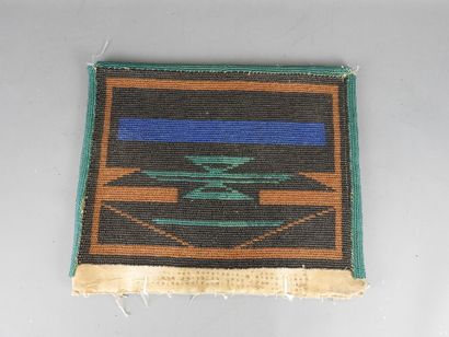 NDEBELE, South Africa: Canvas bag, the outside...