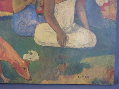 Paul GAUGUIN (1848-1903) : Area rea. Impression...