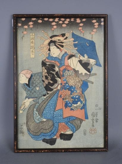 Utagawa KUNISADA (1786-1865), after : Print....