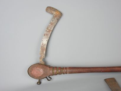 TOMA - SIERRALEONE 
Three ceremonial axes...