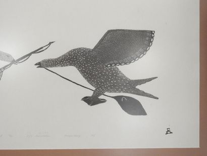 Gyta EESEEMAILEE (né en 1955) : Hunter birds....