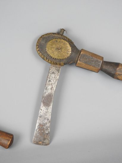 TOMA - SIERRALEONE 
Two ceremonial axes with...