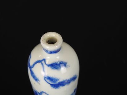 CHINA - 19th century
Blue-white porcelain...