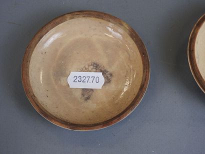CHINA: Blue-white crackled ceramic covered...