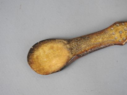 LEGA, DRC
Ancient bone spoon used by the...