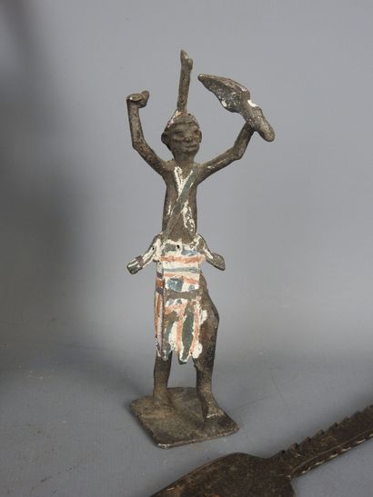 COTE d'IVOIRE: Five objects including a KPELIE...