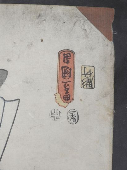 JAPAN - HIROSHIGE I and TOYOKUNI III: Fukuroi,...
