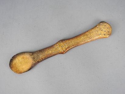 LEGA, DRC
Ancient bone spoon used by the...
