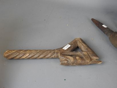 COTE d'IVOIRE: Five objects including a KPELIE...