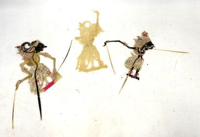 JAVA/BALI INDONESIE : Trois marionnettes...