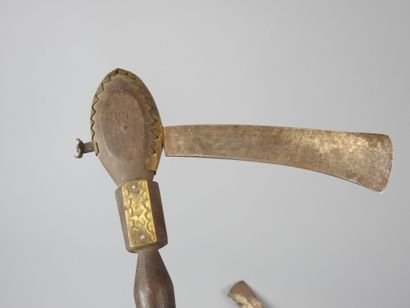 TOMA - SIERRALEONE 
Three ceremonial axes,...