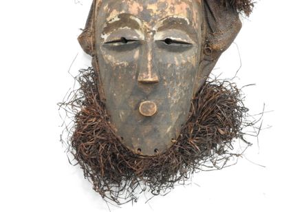 RD CONGO: KETE dance mask 
wood, pigment...