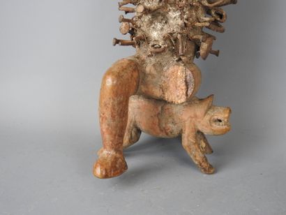VILI, RD CONGO: Magico-religious statue depicting...