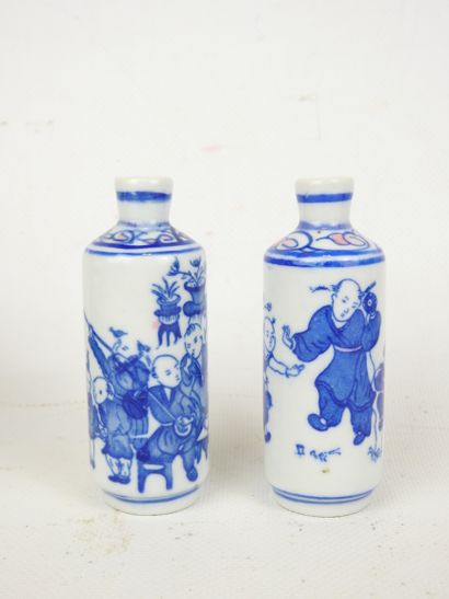 CHINE : Pot à gingembre de forme quadrilobée...