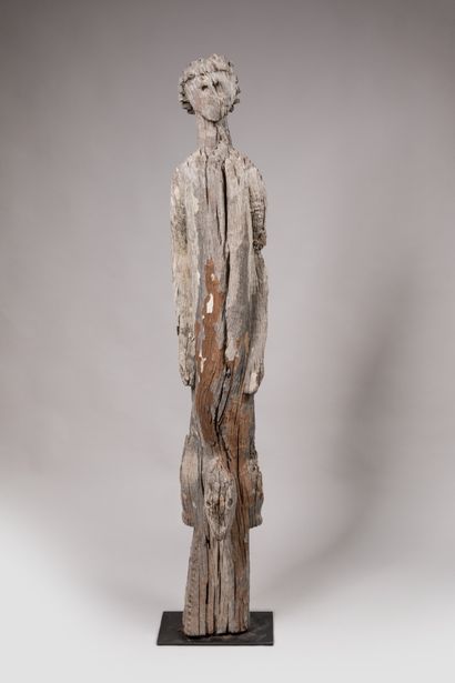 SAKALAVA du sud, Madagascar.
Bois sculpté...