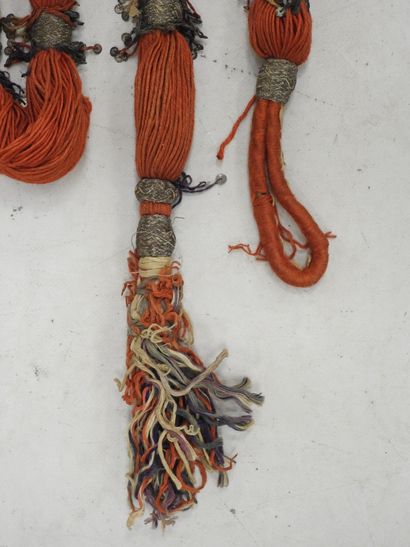 INDE : importante ceinture de moine bouddhique...