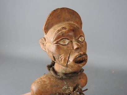VILI, RD CONGO: Magico-religious statue depicting...