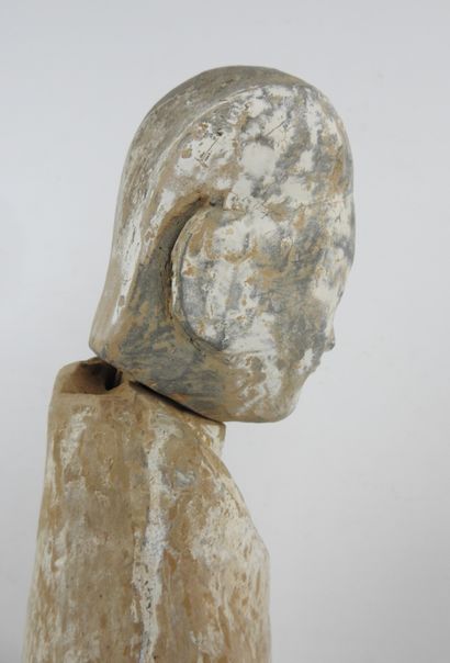 Grande figurine funéraire (mingqi) d'une...