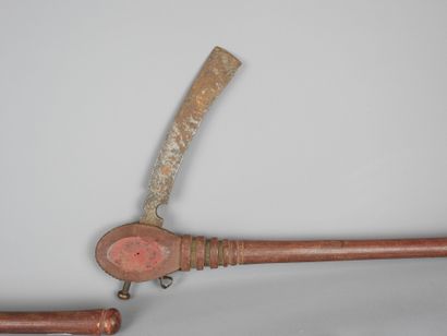 TOMA - SIERRALEONE 
Three ceremonial axes...