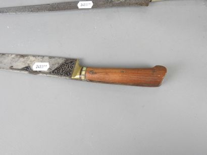 ALGERIA: Two daggers with tapered blade,...