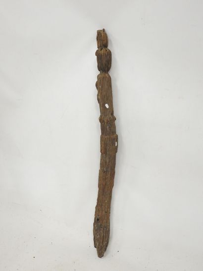 BORNEO, Indonésie : Poteau protecteur HEMPATUNG...