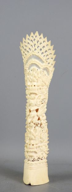 BALI, Indonésie.
Sculpture d'une grande finesse...
