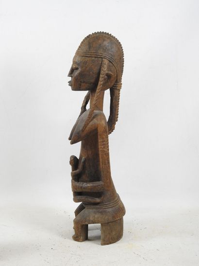 BAMBARA Mali : Bois dur et dense, patine...