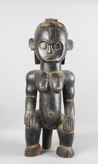 FANG, Gabon.
Wood, dark patina.
Eyema Byeri
