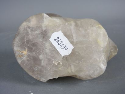 CHINA: Two rabbits in hard stone. H. 7 and...