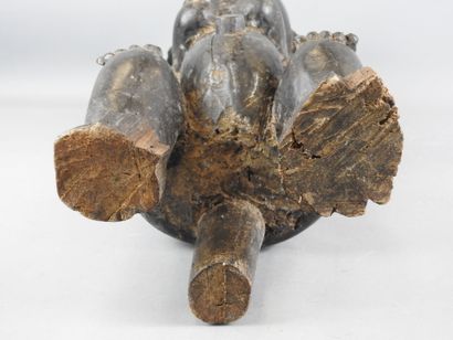 FANG, Gabon.
Wood, dark patina.
Eyema Byeri