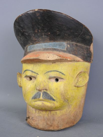 MAKONDE Tanzania: Dance mask, portrait of...