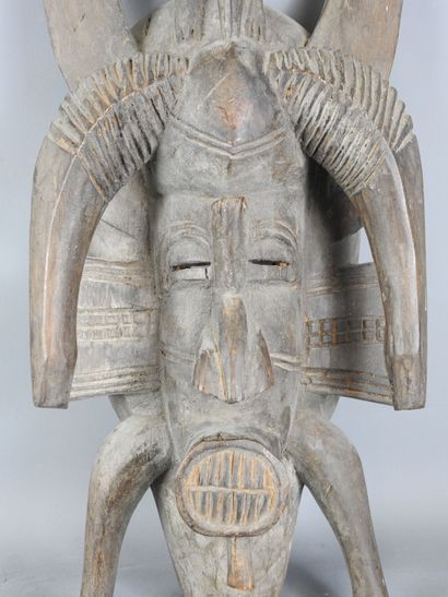 SENOUFO - Ivory Coast : Wooden dance mask...