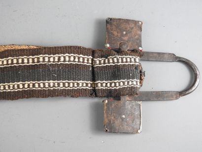 TOUAREG, Niger.
Rare old Mehari camel strap...