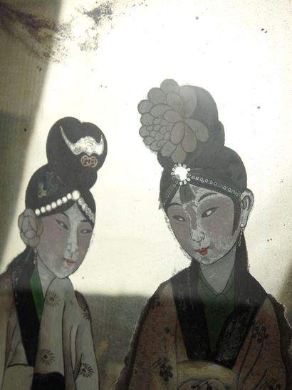 CHINE : Scène de présentation de jeunes filles...