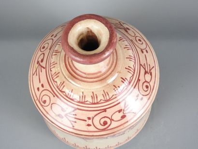 MAROC : Ancien vase SAFI en faïence à décor...