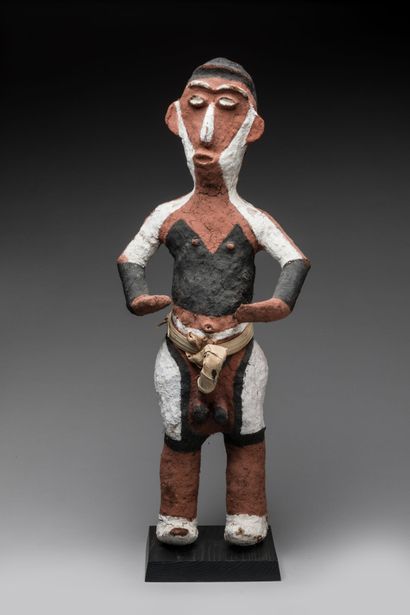 MALEKULA, Vanuatu.
Pâte végétale, belle polychromie,...