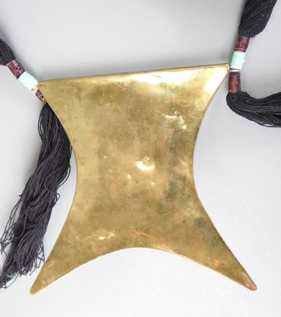 TOUAREG - NIGER: Large Cherot talisman amulet,...