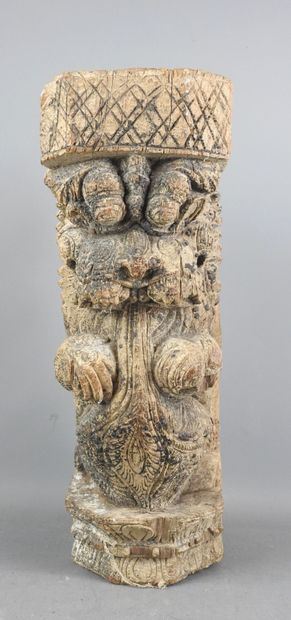 INDIA: Architectural element depicting a...