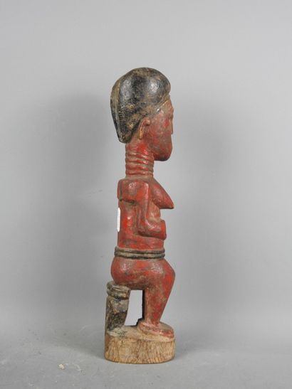BAOULE Ivory Coast: Hardwood painted red...