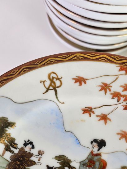 JAPAN, 20th century.
Part of a 36-piece tea...