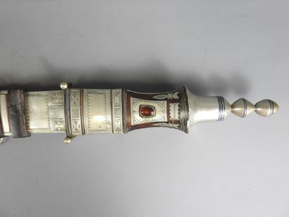 MALI - NIGER: Large Takouba ceremonial sword...
