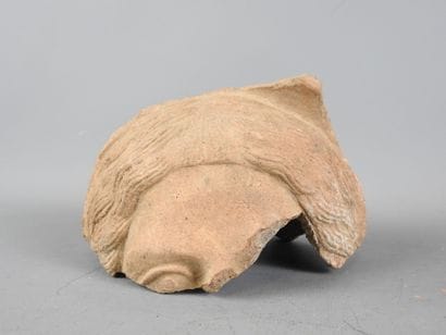 Two ancient fragments of terracotta sculptures...