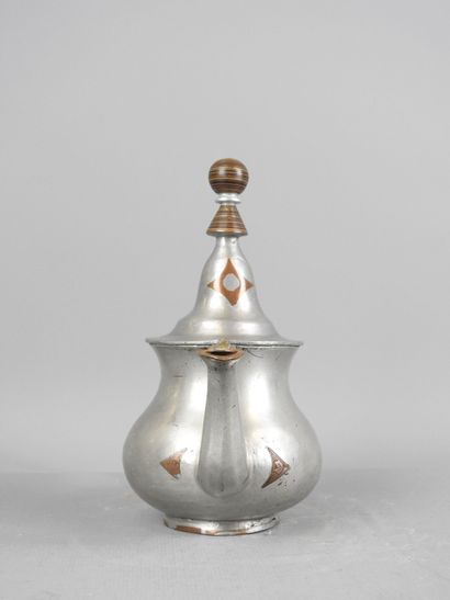 MALI: Tisanière silver-plated metal, copper...