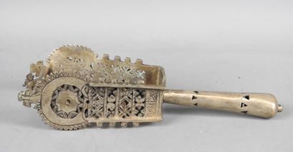 ETHIOPIE : Sistre de prêtre. L. 23 cm.