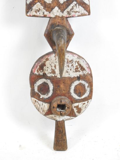 BWA - Burkina Faso : Bois pigment. Masque-planche...