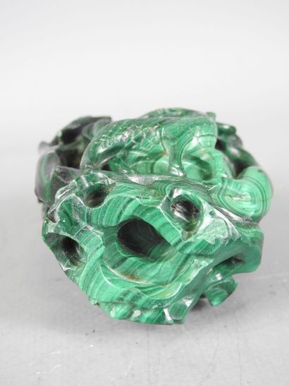 ASIA: Double glass snuffbox decorated with...