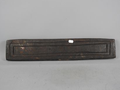 TIBET: Wooden xylographic board used to print...