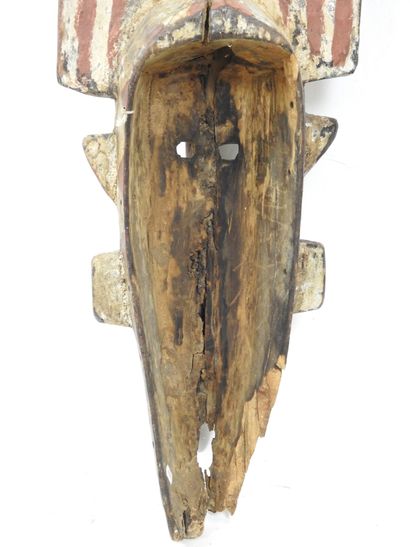 Large BWA mask, Burkina Faso. Damage and...