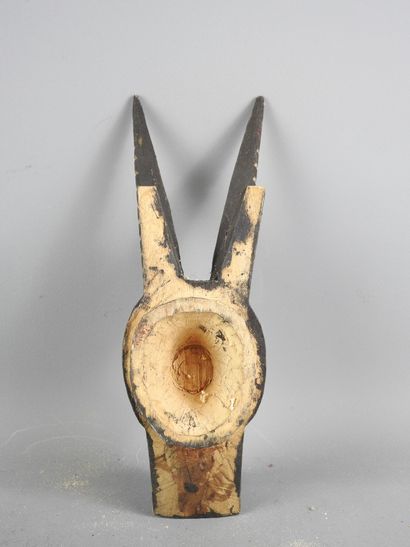BURKINA FASO: Three polychromed hardwood...
